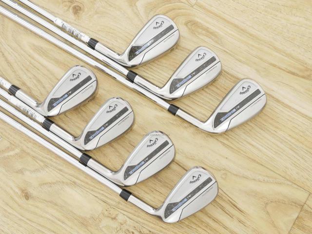 Iron set : Callaway : ชุดเหล็ก Callaway Paradym Ai Smoke (รุ่นล่าสุด ออกปี 2024 ตีง่ายมาก ไกล Japan Spec.) มีเหล็ก 6-Pw,Aw,Gw (7 ชิ้น) ก้านเหล็ก Dynamic Gold 105 R300