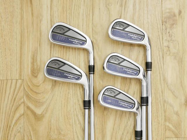 Iron set : Callaway : ชุดเหล็ก Callaway Paradym Max Fast Forged (รุ่นปี 2023 ตีง่ายสุด ไกลสุดของ Callaway Japan Spec.) มีเหล็ก 6-Pw (5 ชิ้น) ก้านเหล็ก NS Pro ZELOS 7 Flex S