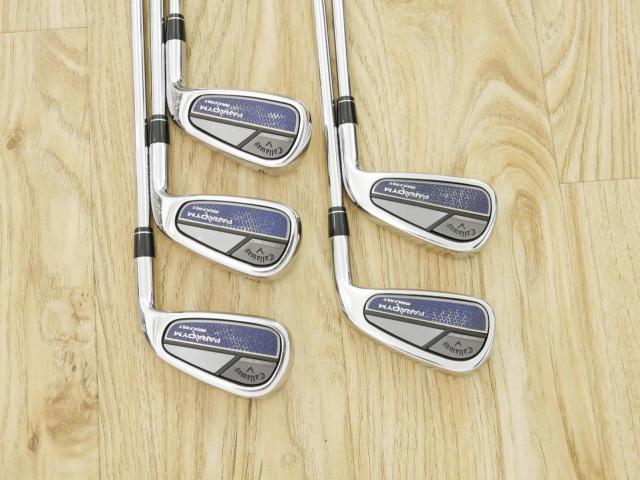 Iron set : Callaway : ชุดเหล็ก Callaway Paradym Max Fast Forged (รุ่นปี 2023 ตีง่ายสุด ไกลสุดของ Callaway Japan Spec.) มีเหล็ก 6-Pw (5 ชิ้น) ก้านเหล็ก NS Pro ZELOS 7 Flex S