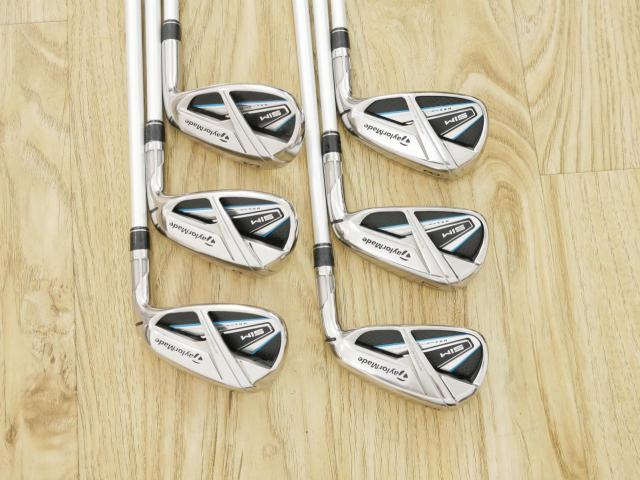 Lady club : All : ชุดเหล็ก Taylormade SIM MAX (ออกปี 2020 Japan Spec.) มีเหล็ก 6-Pw,Sw (6 ชิ้น) ก้านกราไฟต์ Mitsubishi Tensei TM40 Flex A (Lady)