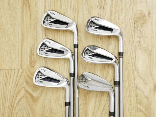 Iron set : PRGR : ชุดเหล็ก PRGR RS Titanium Face (ออกปี 2017 ตีไกล) มีเหล็ก 6-Pw,Aw (6 ชิ้น) ก้านกราไฟต์ M-40 (Flex SR)