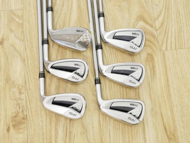 Iron set : PRGR : ชุดเหล็ก PRGR RS Titanium Face (ออกปี 2017 ตีไกล) มีเหล็ก 6-Pw,Aw (6 ชิ้น) ก้านกราไฟต์ M-40 (Flex SR)