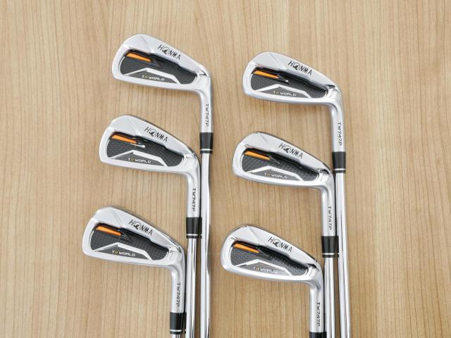 Iron set : Honma : ชุดเหล็ก Honma Tour World TW747P (ออกปี 2019) มีเหล็ก 5-10 (6 ชิ้น) ก้านเหล็ก NS Pro 950 Flex S