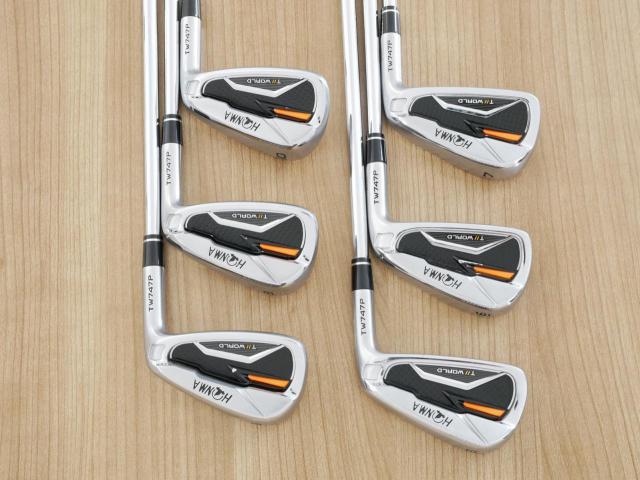 Iron set : Honma : ชุดเหล็ก Honma Tour World TW747P (ออกปี 2019) มีเหล็ก 5-10 (6 ชิ้น) ก้านเหล็ก NS Pro 950 Flex S