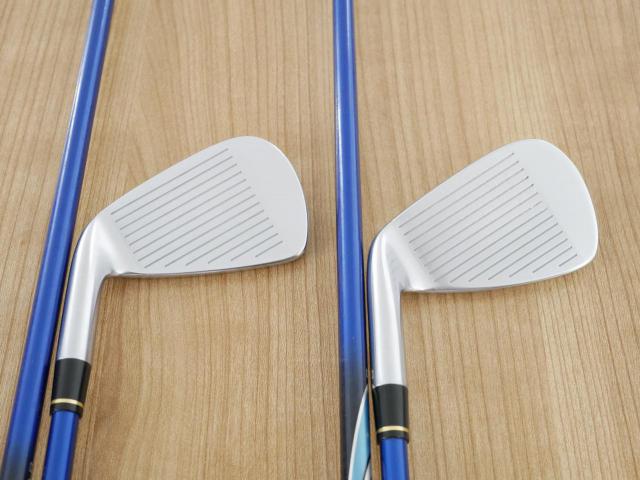 Iron set : Honma : **ก้าน 3 ดาว** ชุดเหล็ก Honma Tour World TW727P (Forged) มีเหล็ก 5-10 (6 ชิ้น) ก้านกราไฟต์ ARMRQ 8 (54) Flex R (3 ดาว)