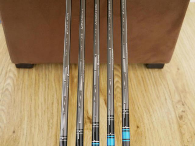 Iron set : Taylormade : ชุดเหล็ก Taylormade SIM MAX OS (ออกปี 2020 Japan Spec.) มีเหล็ก 6-Pw (5 ชิ้น) ก้านกราไฟต์ Mitsubishi Tensei TM60 Flex S