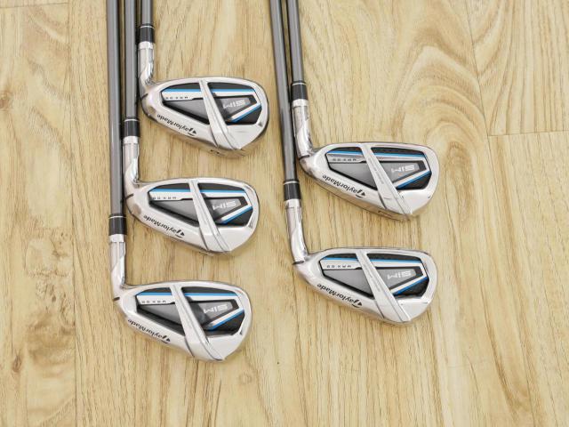 Iron set : Taylormade : ชุดเหล็ก Taylormade SIM MAX OS (ออกปี 2020 Japan Spec.) มีเหล็ก 6-Pw (5 ชิ้น) ก้านกราไฟต์ Mitsubishi Tensei TM60 Flex S