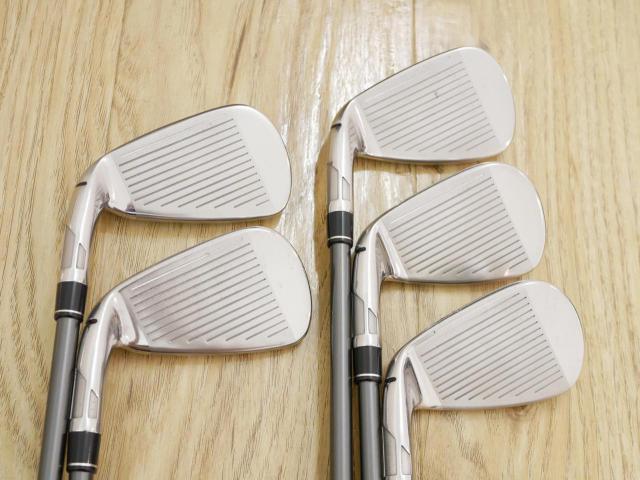 Iron set : Taylormade : ชุดเหล็ก Taylormade SIM MAX OS (ออกปี 2020 Japan Spec.) มีเหล็ก 6-Pw (5 ชิ้น) ก้านกราไฟต์ Mitsubishi Tensei TM60 Flex S