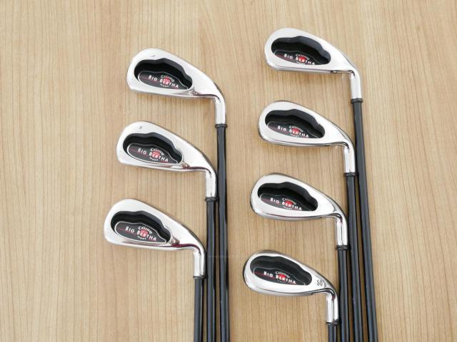 Iron set : Callaway : ชุดเหล็ก Callaway Big Bertha มีเหล็ก 4-Pw (7 ชิ้น) ก้านกราไฟต์ Flex R