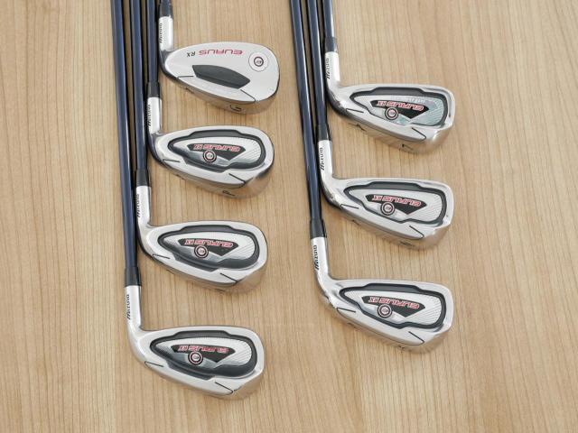 Iron set : Mizuno : ชุดเหล็ก Mizuno EURUS RX (ใบใหญ่ ตีง่าย) มีเหล็ก 5-Pw,Aw (7 ชิ้น) ก้านกราไฟต์ Flex S