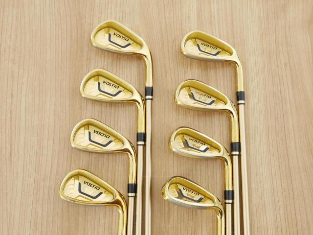 Iron set : Katana : ชุดเหล็ก Katana Voltio IV G Series II (ปี 2018) มีเหล็ก 5-Pw,Aw,Sw (8 ชิ้น) ก้านกราไฟต์ Fujikura Speeder 550 Flex R