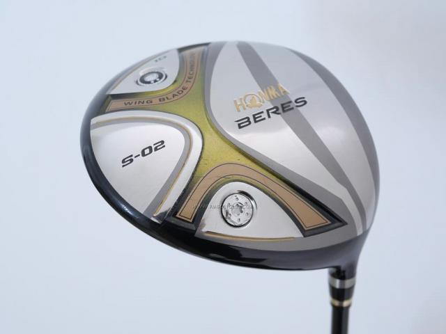 Driver : Honma : ไดรเวอร์ Honma Beres S-02 (460cc.) Loft 10 ก้าน ARMRQ 6 (45) FLex R (2 ดาว)