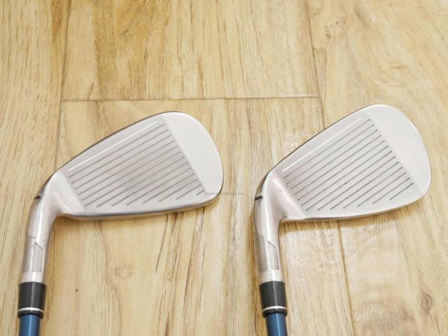 Iron set : Taylormade : ชุดเหล็ก Taylormade SIM 2 MAX (ออกปี 2021 Japan Spec.) มีเหล็ก 6-Pw (5 ชิ้น) ก้านกราไฟต์ Mitsubishi TENSEI TM60 Flex R