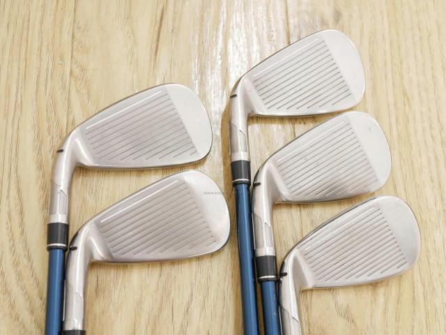 Iron set : Taylormade : ชุดเหล็ก Taylormade SIM 2 MAX (ออกปี 2021 Japan Spec.) มีเหล็ก 6-Pw (5 ชิ้น) ก้านกราไฟต์ Mitsubishi TENSEI TM60 Flex R