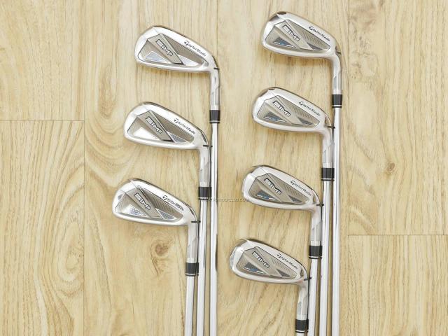 Iron set : Taylormade : ชุดเหล็ก Taylormade SIM 2 MAX (ออกปี 2021 Japan Spec.) มีเหล็ก 5-Pw,Aw (7 ชิ้น) ก้านเหล็ก KBS Max MT 85 Flex R