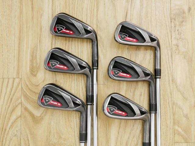 Iron set : Callaway : ชุดเหล็ก Callaway RAZR X Black มีเหล็ก 5-Pw (6 ชิ้น) ก้านเหล็ก Memphis 10 Flex SR