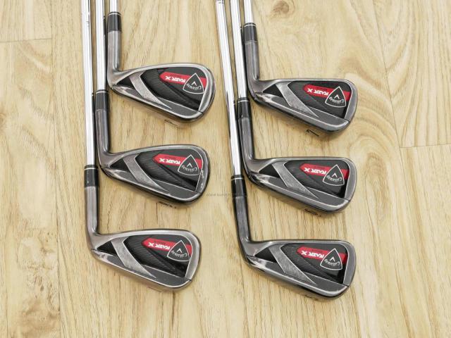 Iron set : Callaway : ชุดเหล็ก Callaway RAZR X Black มีเหล็ก 5-Pw (6 ชิ้น) ก้านเหล็ก Memphis 10 Flex SR