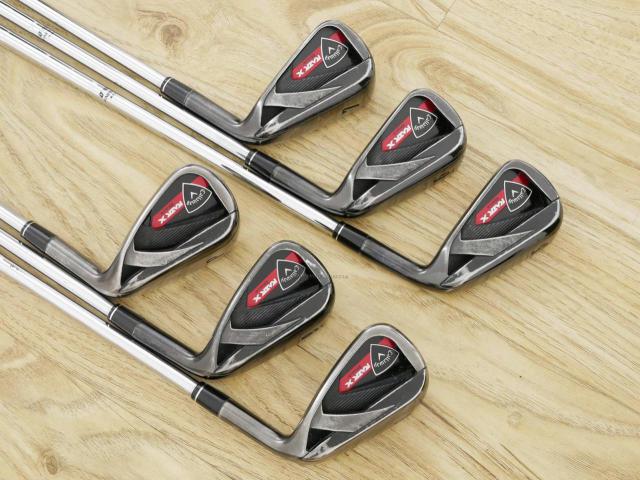 Iron set : Callaway : ชุดเหล็ก Callaway RAZR X Black มีเหล็ก 5-Pw (6 ชิ้น) ก้านเหล็ก Memphis 10 Flex SR