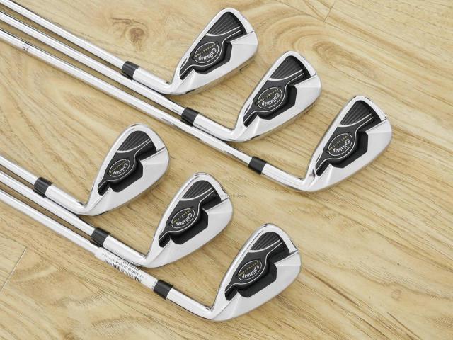 Iron set : Callaway : ชุดเหล็ก Callaway Collection (ตีง่าย ไกล Japan Spec) มีเหล็ก 5-Pw (6 ชิ้น) ก้านเหล็ก GS90 CPT S200