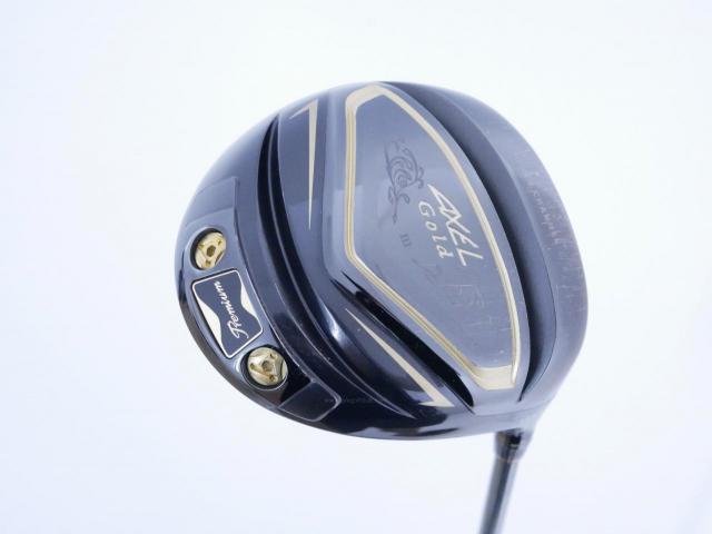 Driver : Tsuruya : Tsuruya AXEL Gold Premium III (รุ่นปี 2019 ตัวท๊อป หน้าเด้งสุดๆ COR 0.86 ของใหม่ 4 หมื่น) Loft 10.5 Flex R