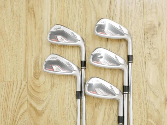 Iron set : Honma : **ของใหม่ ยังไม่แกะพลาสติก** ชุดเหล็ก Honma Tour World GS (ออกปี 2021 ใบใหญ่ ตีง่าย ไกล) มีเหล็ก 6-10 (5 ชิ้น) ก้านเหล็ก NS Pro ZELOS Flex S