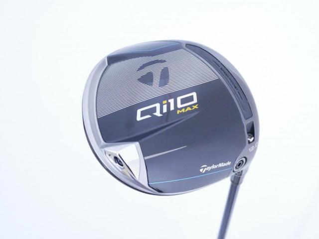 Driver : Taylormade : ไดรเวอร์ Taylormade Qi10 MAX (รุ่นใหม่ล่าสุด ออกปี 2024) Loft 12 (ปรับได้) ก้าน Mitsubishi Diamana TM50 Flex SR