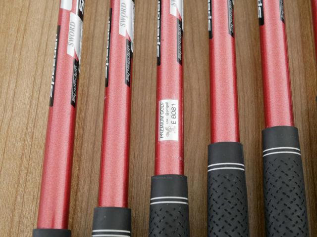 Iron set : Katana : ชุดเหล็ก Katana Sword Izu Max MT (หน้าเด้ง) มีเหล็ก 6-Pw,Sw (6 ชิ้น) ก้านกราไฟต์ Speeder 589 Flex SR