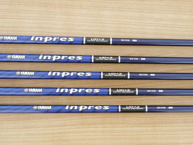 Iron set : Yamaha : ชุดเหล็ก Yamaha Inpres UD+2 (ออกปี 2019 ตีไกลที่สุด ไกลกว่าเหล็กทั่วไป 2 เบอร์ หน้าเด้ง COR 0.822) มีเหล็ก 6-Pw (5 ชิ้น) ก้านกราไฟต์ Flex SR