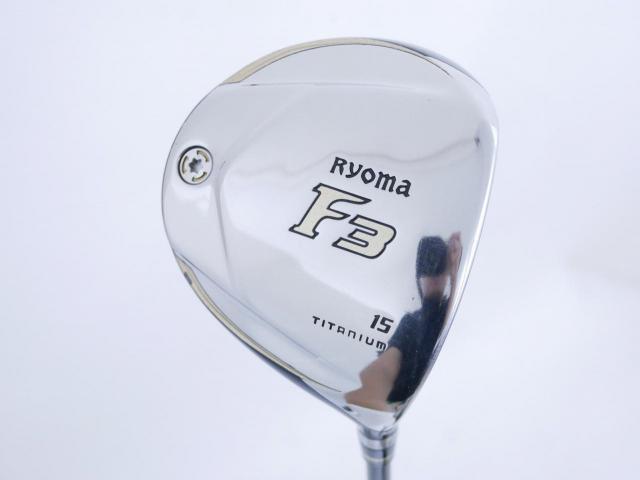 Fairway Wood : Other Brand : หัวไม้ 3 Ryoma F Titanium (รุ่นปี 2019 ไกลมากๆ) Loft 15 ก้าน Tour AD RF2 Flex R2