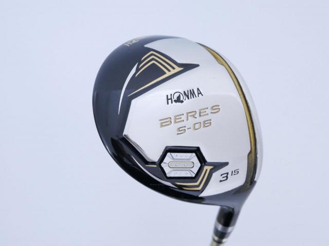 Fairway Wood : Honma : หัวไม้ 3 Honma Beres S-06 (ปี 2019) Loft 15 ก้าน ARMRQ X (47) Flex S (2 ดาว)