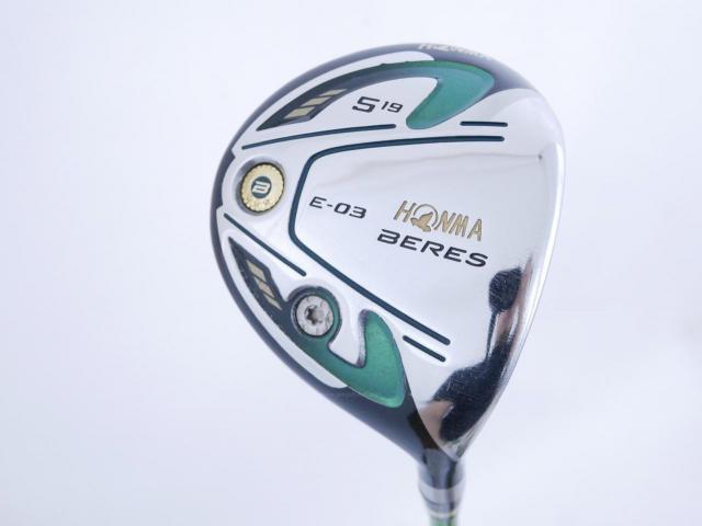 Fairway Wood : Honma : **ก้าน 3 ดาว** หัวไม้ 5 Honma Beres E-03 (รุ่นปี 2015 เหมาะกับซีเนียร์) Loft 19 ก้าน ARMRQ 8 (45) FLex R (3 ดาว)