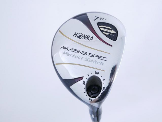 Fairway Wood : Honma : **ก้าน 3 ดาว** หัวไม้ 7 Honma Amazing Spec Perfect Switch Loft 21 ก้าน ARMRQ 6 Flex R (3 ดาว)