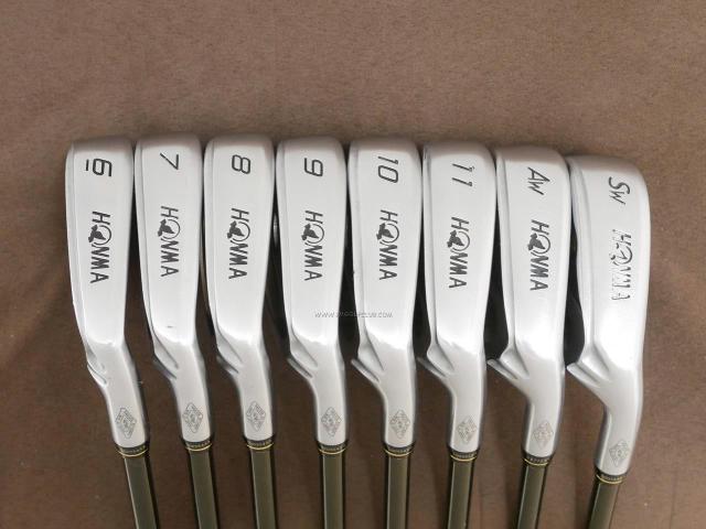 Iron set : Honma : ชุดเหล็ก Honma Beres MG703 (หน้าเด้ง) มีเหล็ก 6-11,Aw,Sw (8 ชิ้น เทียบเท่า 5-Pw,Aw,Sw) ก้าน ARMRQ UD49 Flex R (2 ดาว)