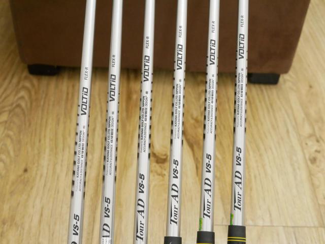 Iron set : Katana : ชุดเหล็กกระเทย Katana Voltio III G Series Hi (ตีง่าย ไกลมาก) มีเหล็ก 7-Pw,Aw,Sw (6 ชิ้น ระยะเทียบเท่า เหล็ก 6-Pw,Sw) ก้าน Tour AD VS-5 Flex R