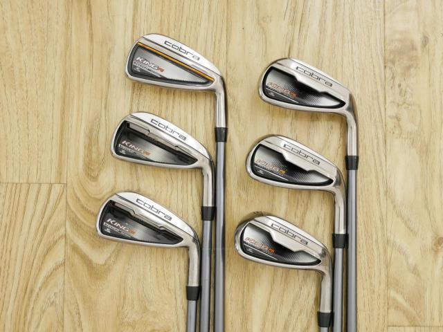 Iron set : Other Brand : ชุดเหล็ก Cobra King F6 มีเหล็ก 5-Pw (6 ชิ้น) ก้านกราไฟต์ Flex S