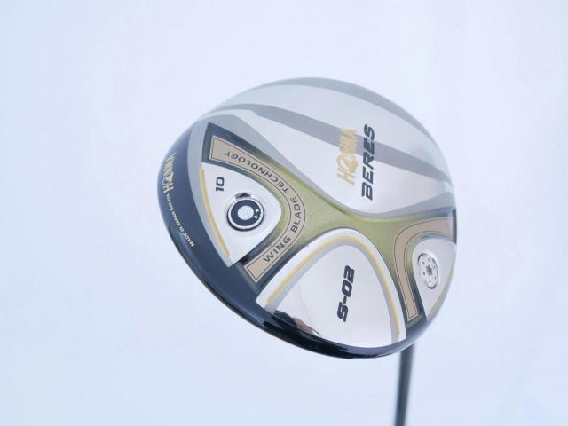 Driver : Honma : ไดรเวอร์ Honma Beres S-02 (460cc.) Loft 10 ก้าน ARMRQ 6 (49) Flex R (2 ดาว)