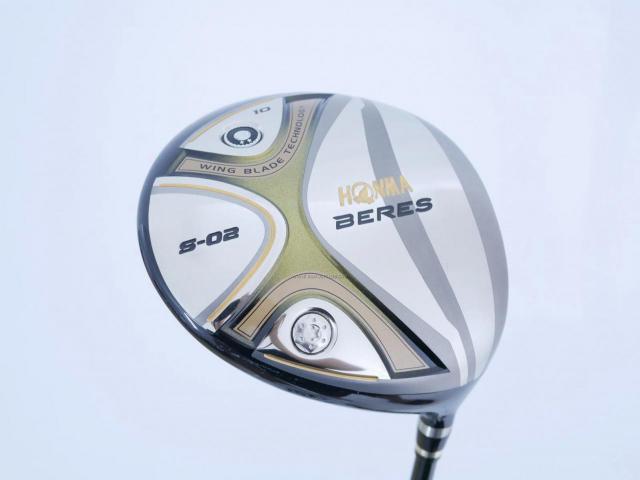 Driver : Honma : ไดรเวอร์ Honma Beres S-02 (460cc.) Loft 10 ก้าน ARMRQ 6 (49) Flex R (2 ดาว)