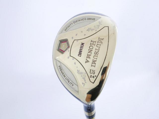 Fairway Wood : Other Brand : ไม้กระเทย Mutsumi Honma MH488U Loft 24 Flex R