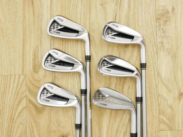 Iron set : PRGR : ชุดเหล็ก PRGR RS Titanium Face (ออกปี 2017 ตีไกล) มีเหล็ก 6-Pw,Aw (6 ชิ้น) ก้านกราไฟต์ M-40 (Flex SR)