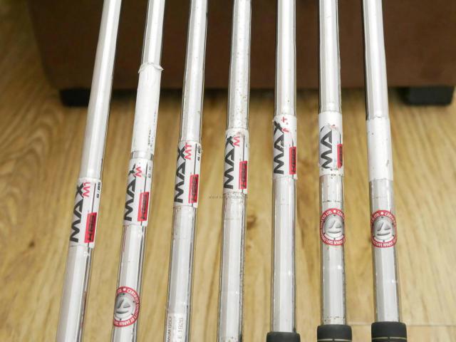 Iron set : Taylormade : ชุดเหล็ก Taylormade Stealth (ออกปี 2022 Japan Spec.) มีเหล็ก 6-Pw,Aw,Sw (7 ชิ้น) ก้านเหล็ก KBS Max MT 85 Flex S