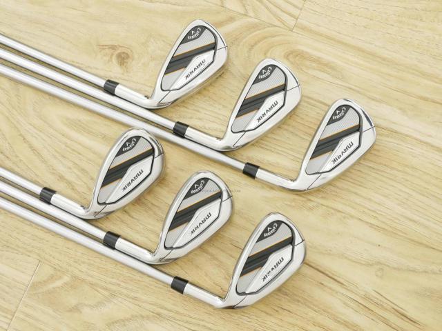 Iron set : Callaway : ชุดเหล็ก Callaway Mavrik (ปี 2020 ตีง่าย ไกลมากๆ) มีเหล็ก 6-Pw,Aw (6 ชิ้น) ก้านกราไฟต์ Mitsubishi Diamana 50 Flex R