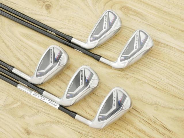 Iron set : Other Brand : **ของใหม่ ยังไม่แกะพลาสติก** ชุดเหล็ก Cobra Aerojet (ออกปี 2023 ตีง่าย ไกล) มีเหล็ก 6-Pw (5 ชิ้น) ก้านกราไฟต์ Fujikura Speeder NX Flex S