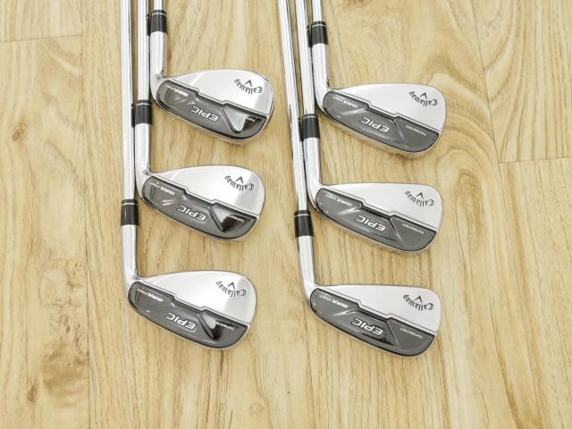 Iron set : Callaway : ชุดเหล็ก Callaway EPIC Max Fast (รุ่นแพงสุด ไกลสุดของ Callaway ปี 2021) มีเหล็ก 6-Pw,Aw (6 ชิ้น) ก้านเหล็ก NS Pro Zelos 7 Flex S