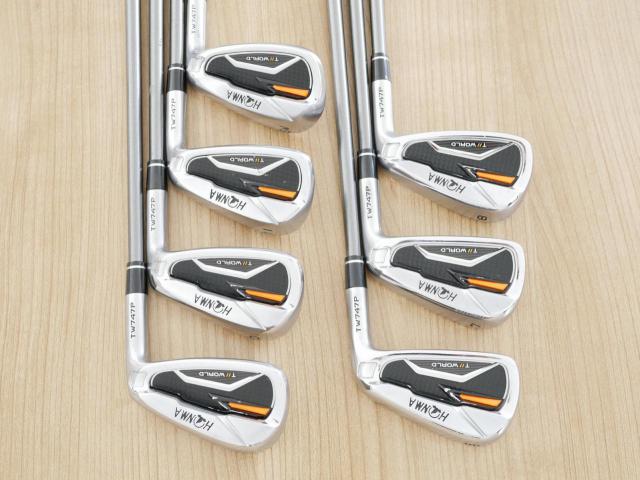 Iron set : Honma : ชุดเหล็ก Honma Tour World TW747P (รุ่นปี 2019) มีเหล็ก 6-11,Sw (7 ชิ้น) ก้านกราไฟต์ Honma Vizard 50 Flex S