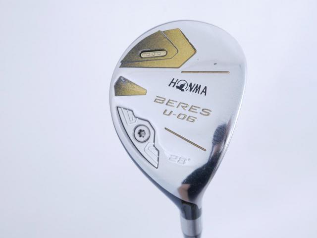 Fairway Wood : Honma : **ก้าน 3 ดาว** ไม้กระเทย Honma Beres U-06 (ปี 2019) Loft 28 ก้าน ARMRQ X (47) Flex R (3 ดาว)