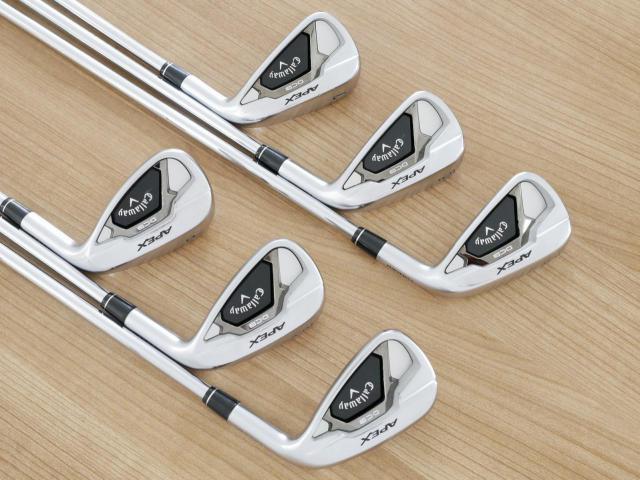 Iron set : Callaway : ชุดเหล็ก Callaway APEX DCB Forged (ปี 2022) มีเหล็ก 5-Pw (6 ชิ้น) ก้านเหล็ก NS Pro ZELOS 7 Flex R