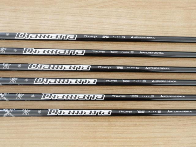 Iron set : Taylormade : ชุดเหล็ก Taylormade P7MC Forged (ซีรี่ย์ท้อปสุด ออกปี 2023) มีเหล็ก 5-Pw (6 ชิ้น) ก้านกราไฟต์ Mitsubishi Diamana Thump i95 Flex S