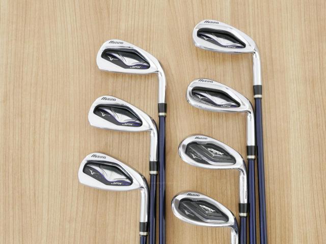 Iron set : Mizuno : ชุดเหล็ก Mizuno JPX EIII Hot Metal (รุ่นท้อป หน้าเด้ง ตีไกล) มีเหล็ก 6-Pw,48,56 (7 ชิ้น) ก้านกราไฟต์ Flex SR