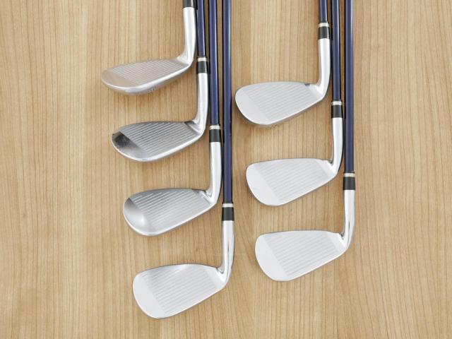 Iron set : Mizuno : ชุดเหล็ก Mizuno JPX EIII Hot Metal (รุ่นท้อป หน้าเด้ง ตีไกล) มีเหล็ก 6-Pw,48,56 (7 ชิ้น) ก้านกราไฟต์ Flex SR