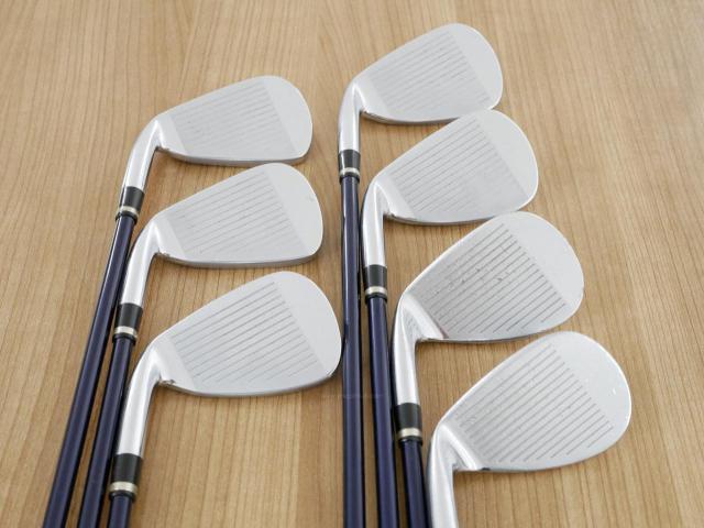 Iron set : Mizuno : ชุดเหล็ก Mizuno JPX EIII Hot Metal (รุ่นท้อป หน้าเด้ง ตีไกล) มีเหล็ก 6-Pw,48,56 (7 ชิ้น) ก้านกราไฟต์ Flex SR